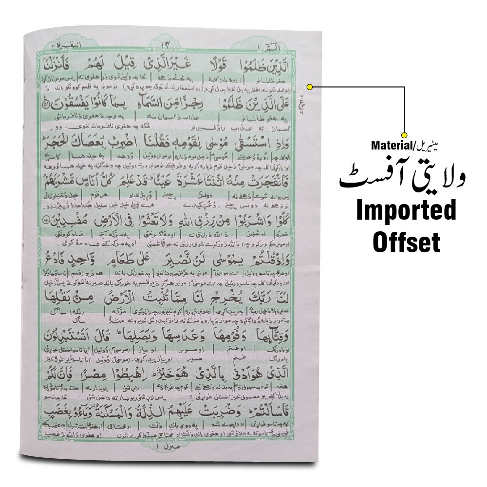 161B Taleem ul Quran Word by Word Pashto Translation