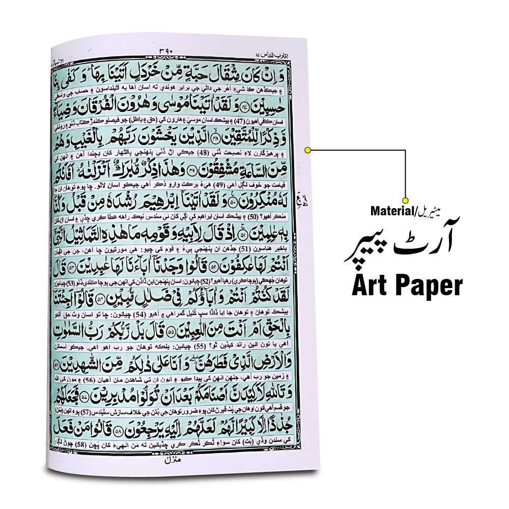 457 Holy Quran(Translation Sindhi)