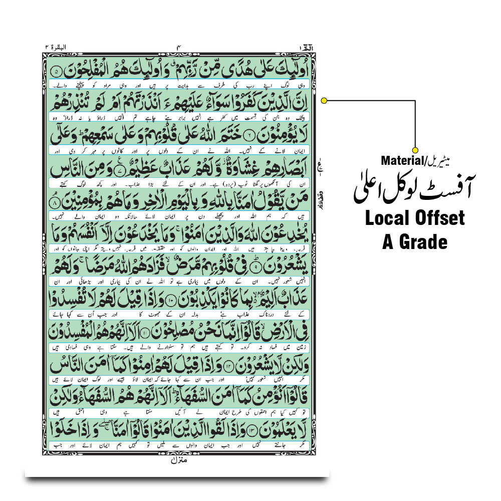 11-4A Holy Quran Only Translation (Kanzul aiman)Chob