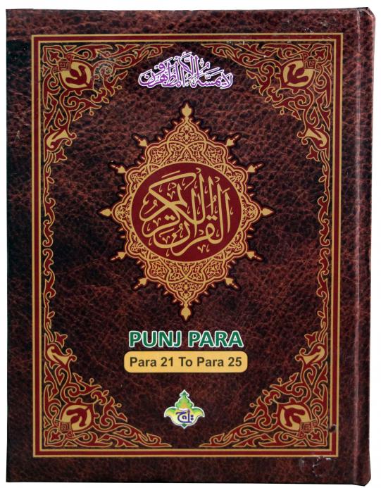 3U-5L Panj Para (21-25) : Panj Parah 13 Line (Parts of Holy Quran) 17x24
