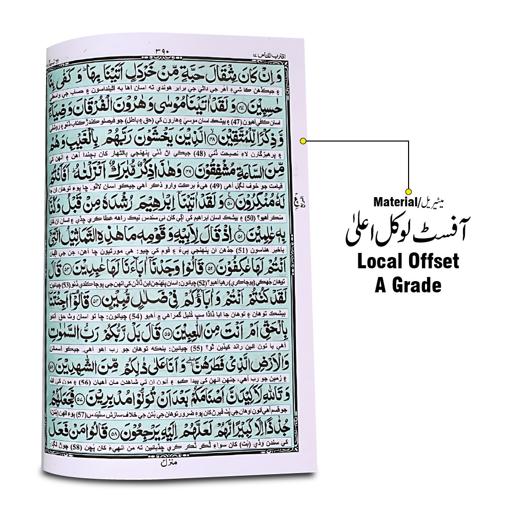 458L Holy Quran(Translation Sindhi)