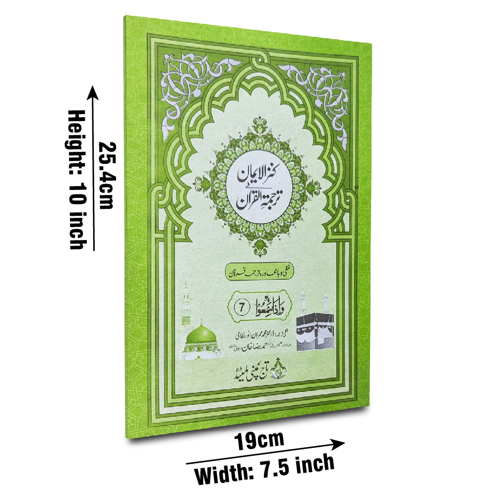 Kanzul Iman Para 7 Word By Word Translation