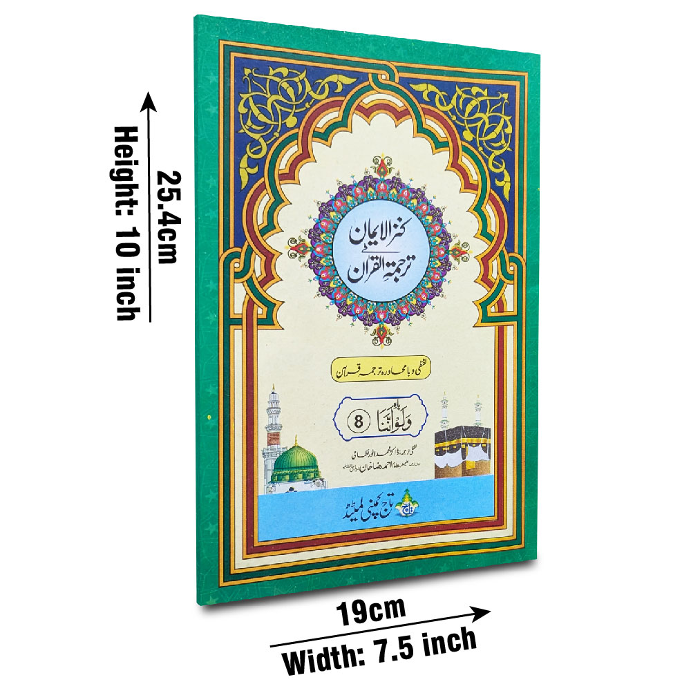 Kanzul Iman Para 8 Word By Word Translation