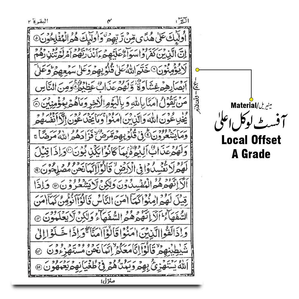 126 Holy Quran(15 Line Hafizi)