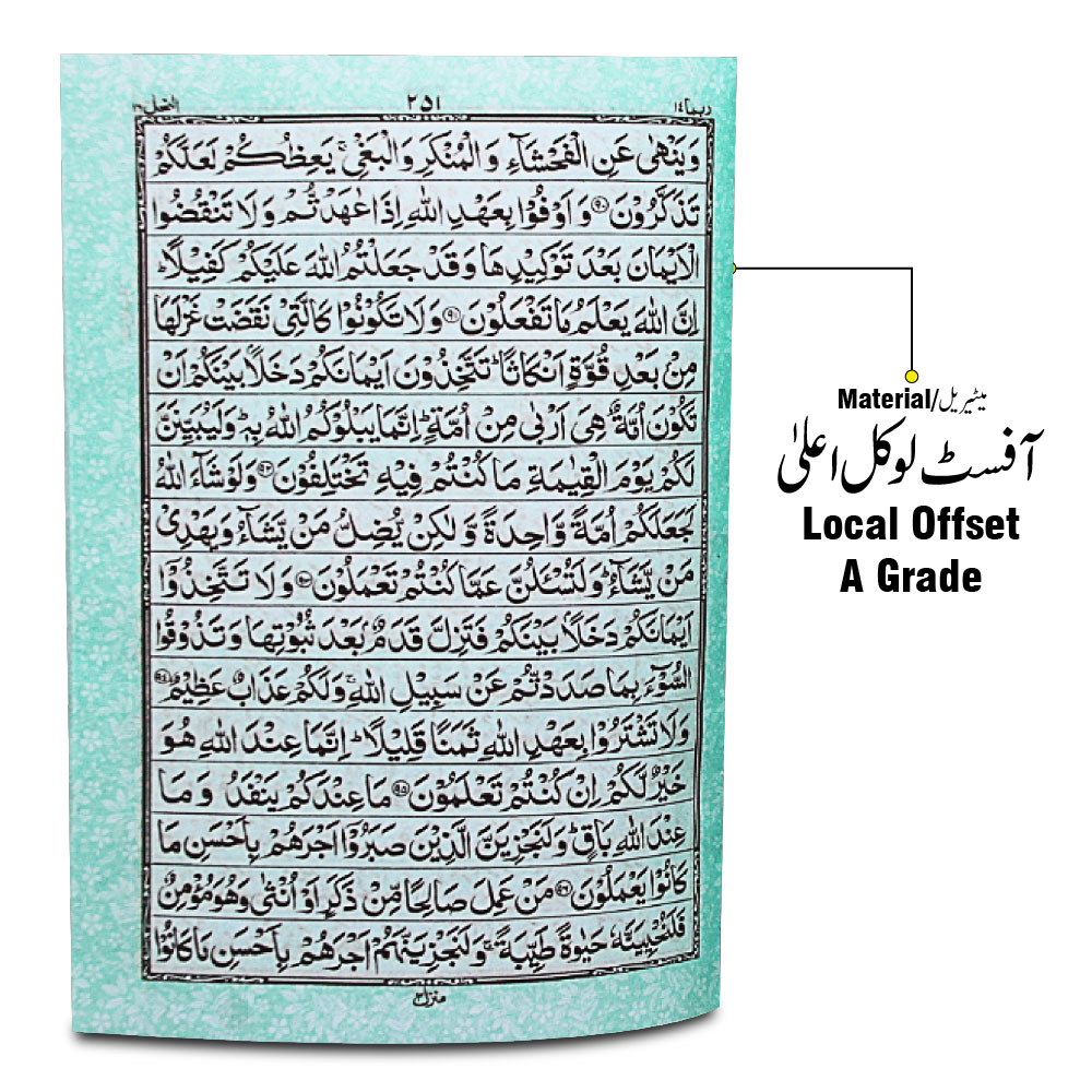 55-2BL Holy Quran 16 Line
