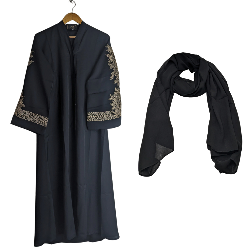 Abaya for Girls Black (Size 56) Anabya
