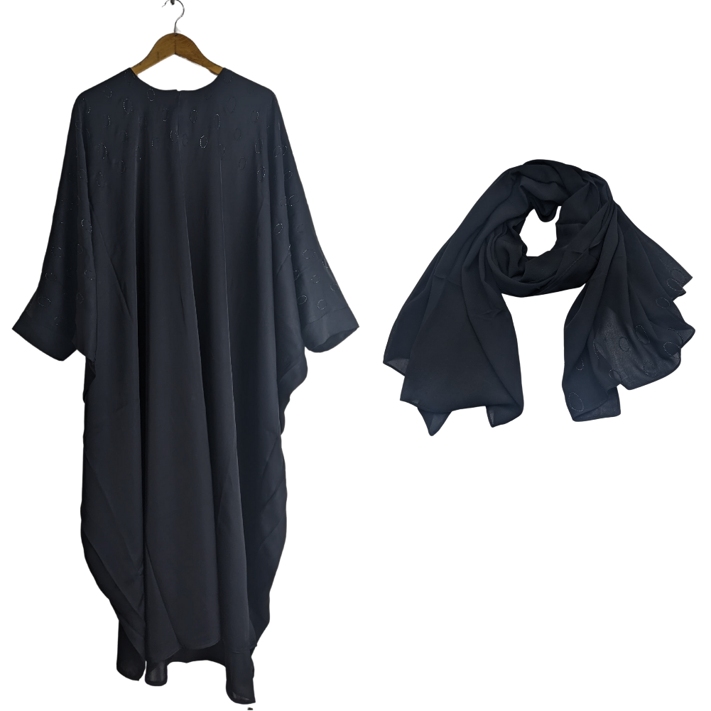 Abaya for Girls Black (Size 52) Inaya