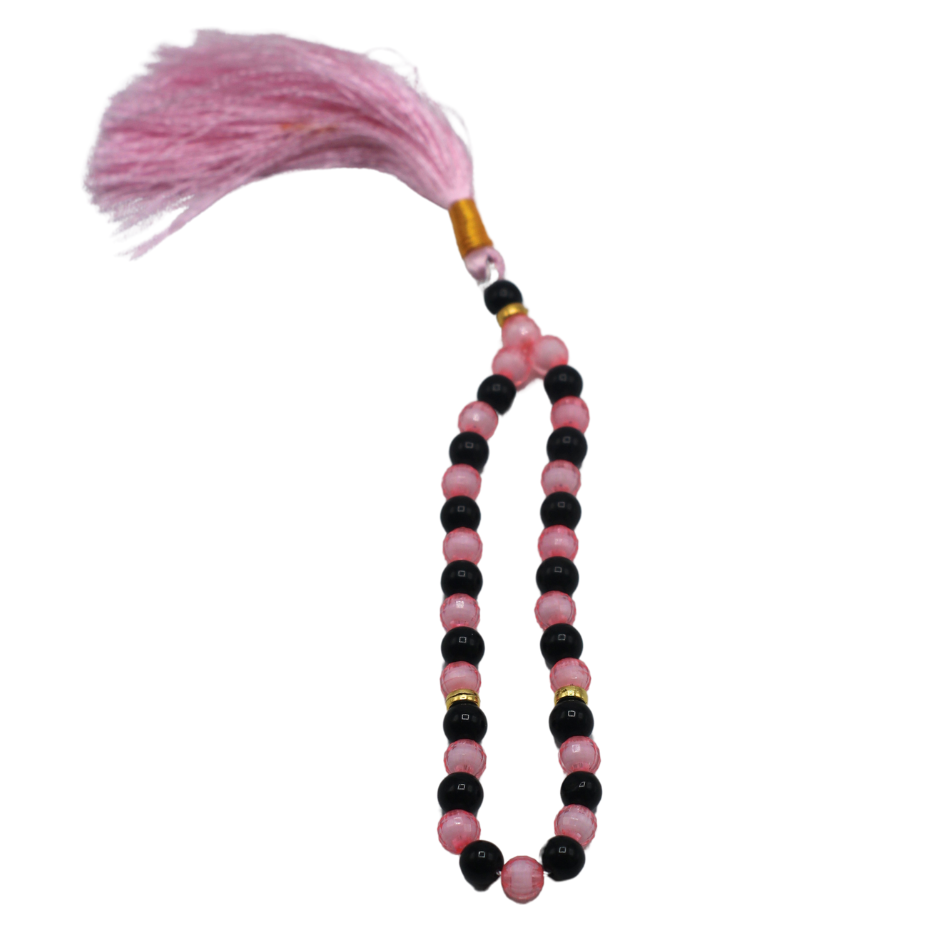 Tasbih double tone+plastic sheesha 8 Num 33 Daana