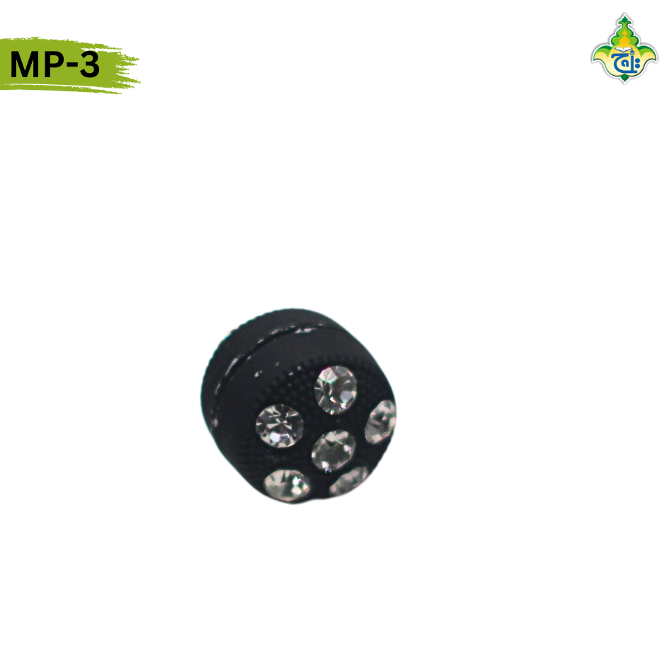 Magnetic Buttons(Round shape with silver crystals) for hijab